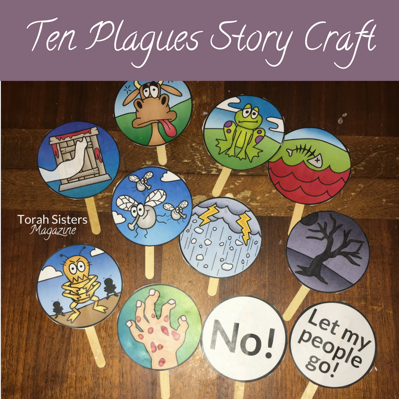 Ten Plagues Craft Printable 2017 Torah Sisters