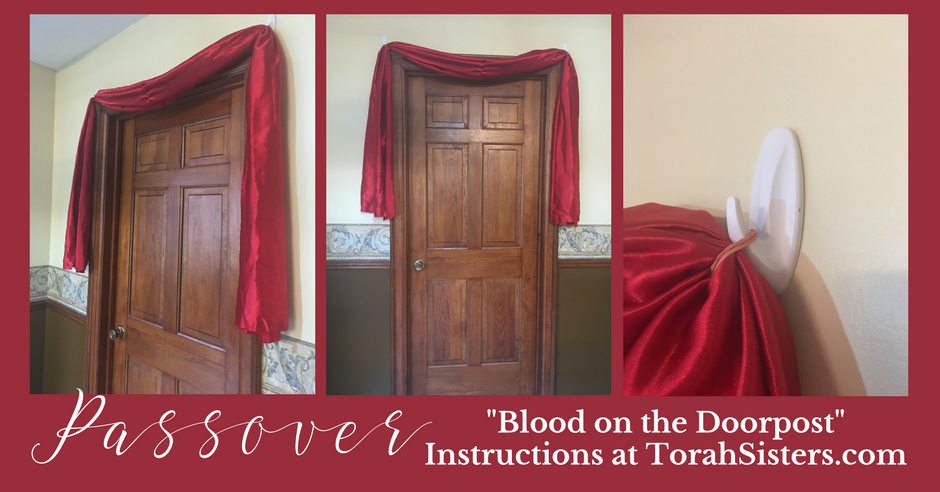 Blood On The Doorpost Passover Decoration Torah Sisters