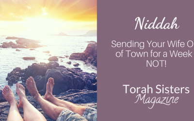 Niddah – Sending Your Wife Out of Town for a Week–NOT!