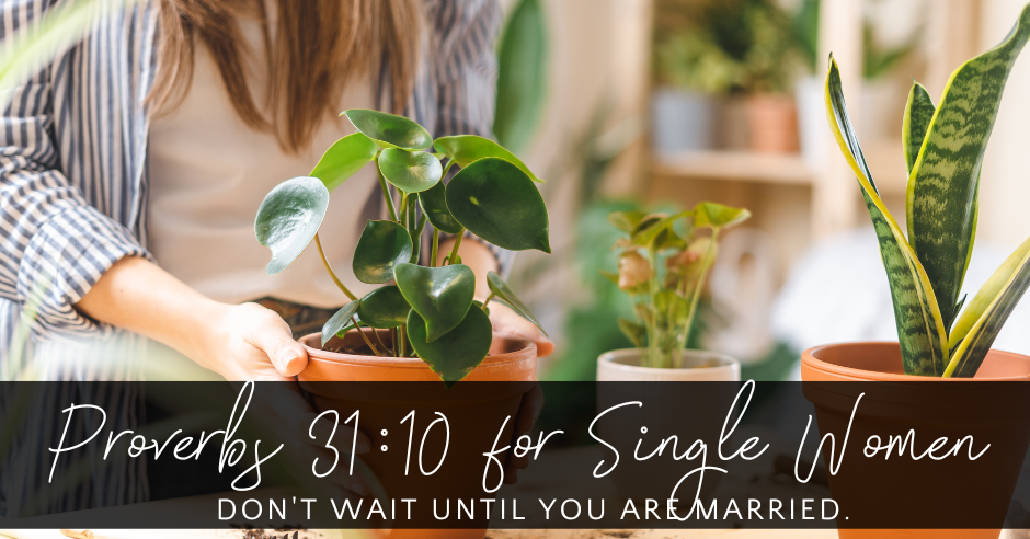 Proverbs 31:10 for Single Women